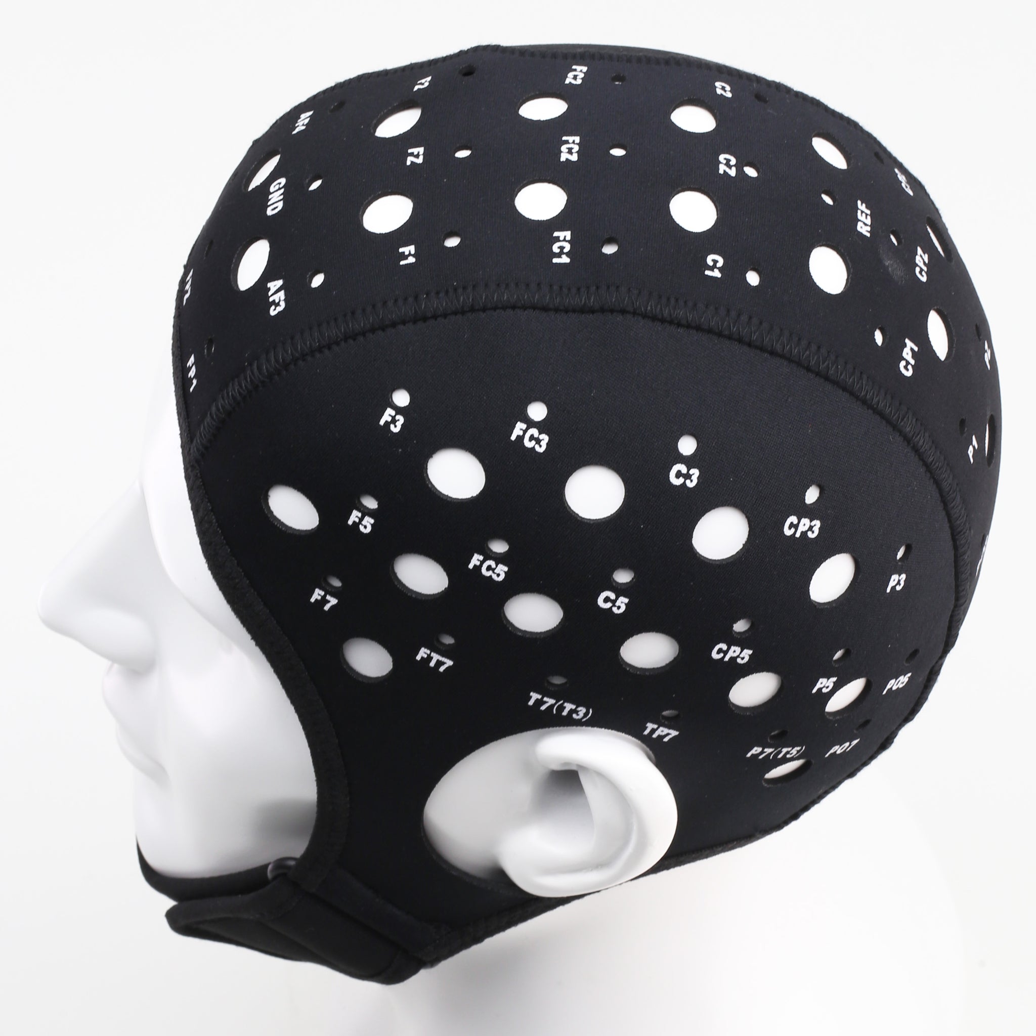 EEG 10-20 System Electrode Placement Cap, Size M, Reusable Elastic Hea ...