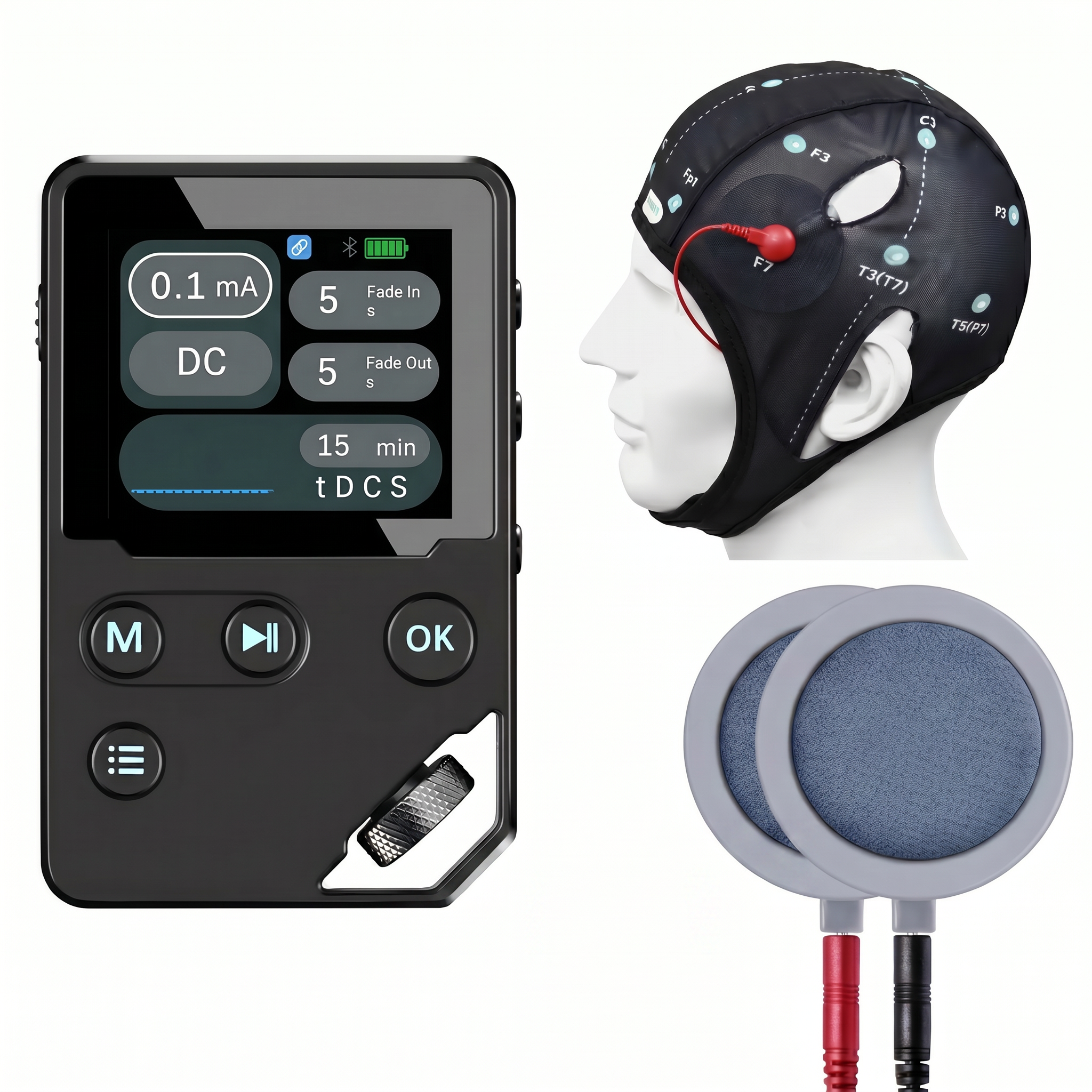 Biothm DCTune tDCS Device with tACS/tPCS/tRNS/tVNS & App, ES/Pro/Pro X ...