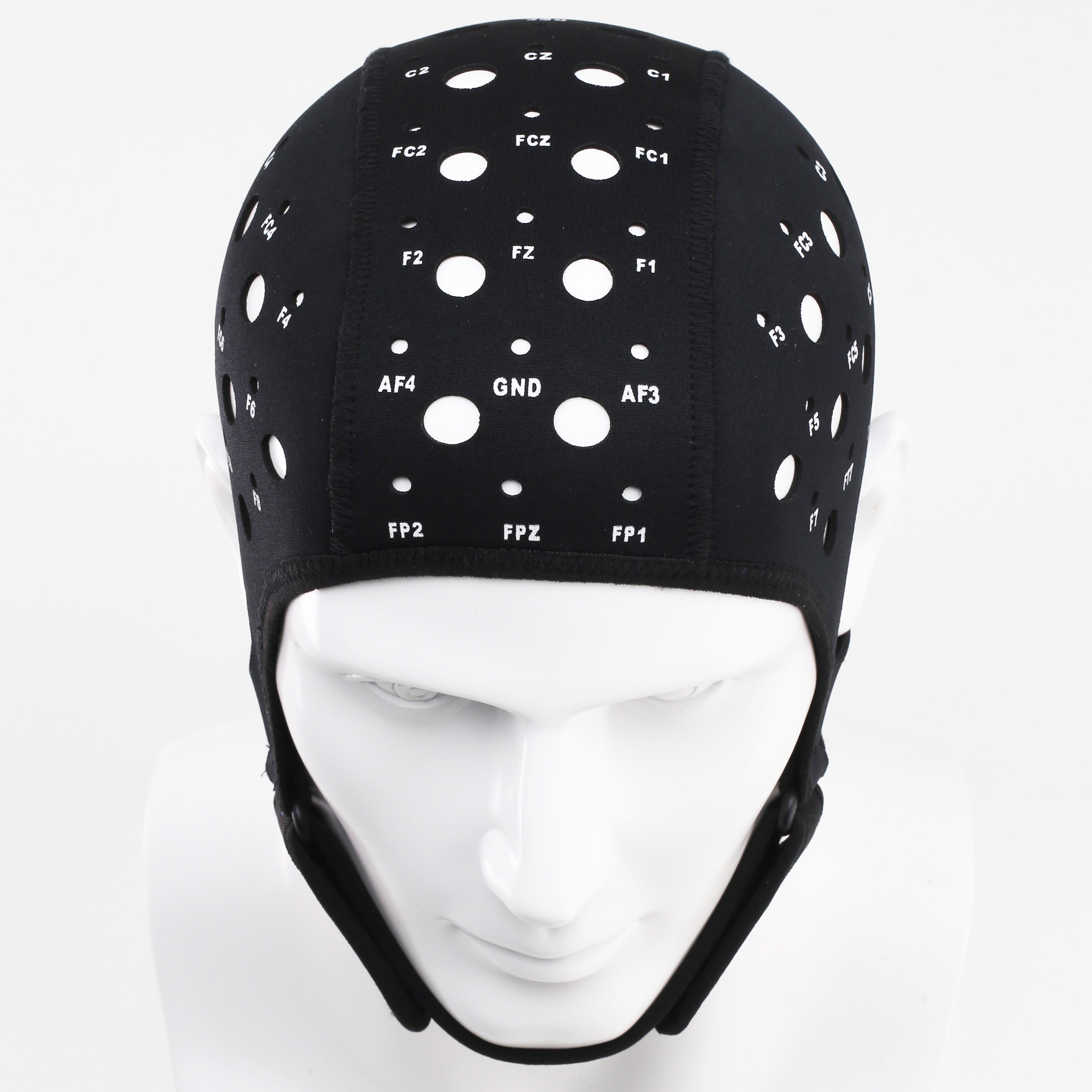 EEG 10-20 System Electrode Placement Cap, Size M, Reusable Elastic Hea