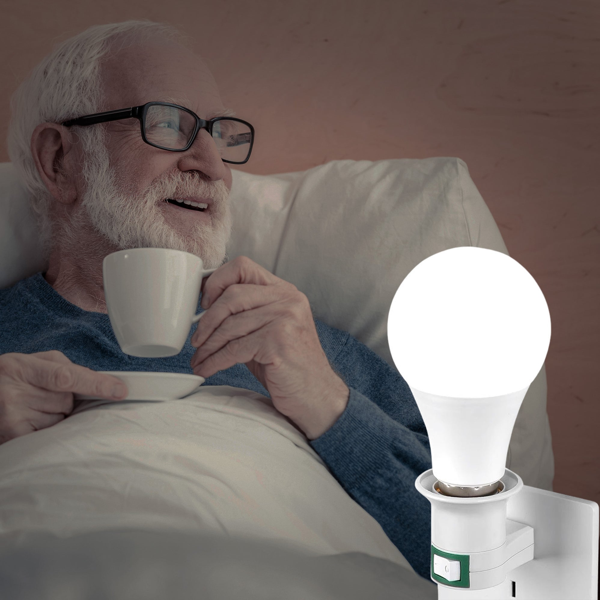 40 Hz Light Therapy Bulb Device for Gamma Brainwave Entrainment, Impro ...