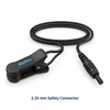 Biothm ear clip with attached cable and 2.35 mm safety connector